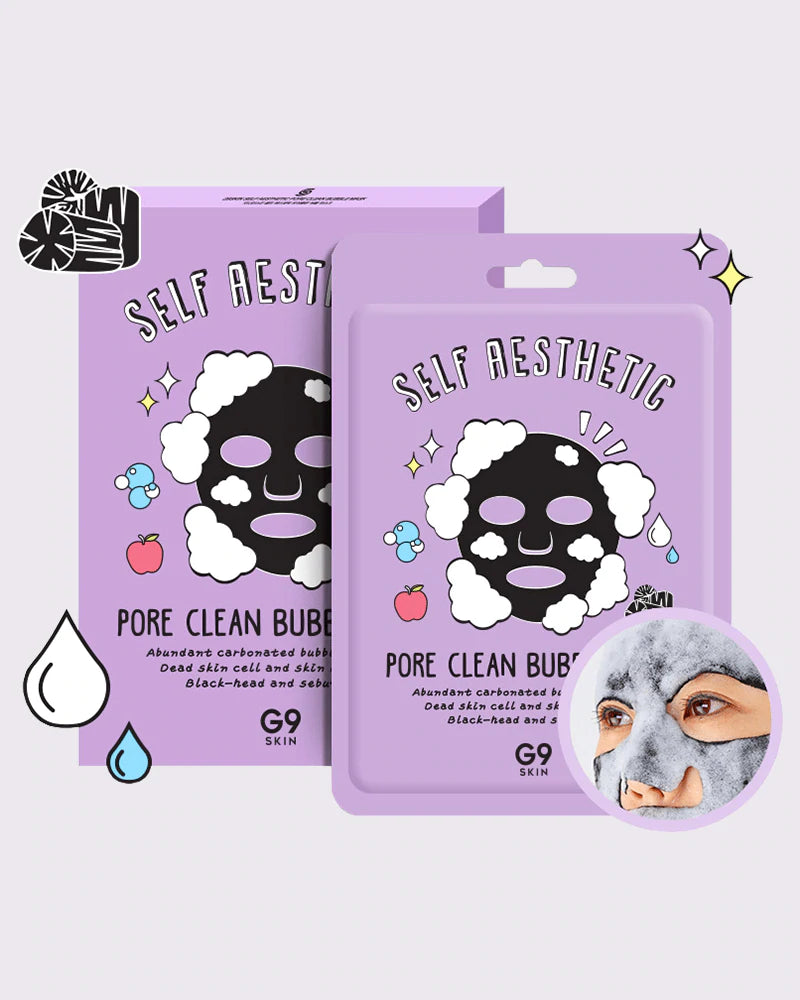 [G9SKIN] Self Aesthetic Pore Clean Bubble Mask